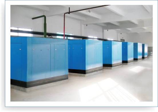 安徽淮南某化工廠標(biāo)準(zhǔn)空壓機房六臺BLT-100A機組